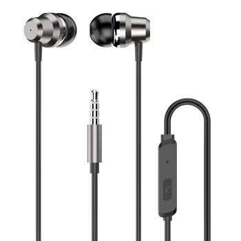 Dudao X10PRO ieausu austiņas, vadu, 3.5mm mini jack, melnas