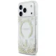 Guess Resin Bottom Glitter MagSafe vāciņš iPhone 18 Pro / 17 Pro, zelta