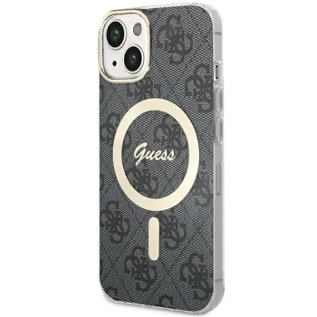 Guess iPhone 15 Plus / 14 Plus Case 4G MagSafe, Black