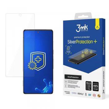 Google Pixel 6 Pro 5G 3MK Silver Protect+ Antibacterial Screen Protector | Antibakteriāla Telefona Aizsargplēve
