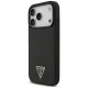 Guess Croco Triangle Logo MagSafe vāciņš iPhone 18 Pro un 17 Pro, melns