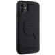 Karl Lagerfeld iPhone 11 / XR vāciņš Rubber Karl Head 3D, melns