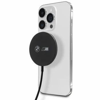 Беспроводное зарядное устройство BMW M Edition MagSafe 15W, черное