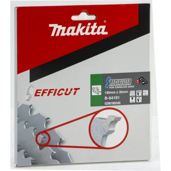 Пильный диск по дереву Makita EFFICUT B-64191 190x30 мм, 24T