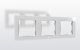 Shelly Frame3White Triple Switch Frame, White