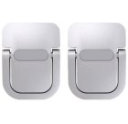 Ergonomiskas alumīnija kājiņas portatīvajam datoram, sudraba