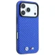 Чехол BMW M Carbon Printed Ring MagSafe для iPhone 17 / 18 Pro Max, синий