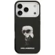 Karl Lagerfeld IML Aquarelle Karl & Logo MagSafe vāciņš iPhone 17 Pro, Melns