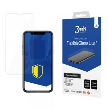 3MK Apple iPhone 11 Pro Max Lokāms Aizsargstikls Lite Telefonam | Flexiable Tempered Glass Screen Protector