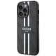 Чехол Guess для iPhone 14 Pro 4G Printed Stripes MagSafe, черный