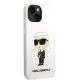 Чехол Karl Lagerfeld для iPhone 14 Plus Silicone Ikonik Белый