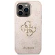 Guess 4G Metal Logo vāciņš Apple iPhone 15 Pro, Rozā