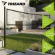 Волейбольная сетка Trizand 8.5x1м с сумкой, черная