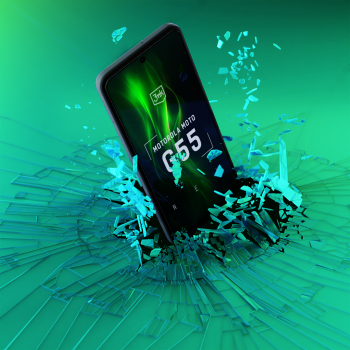 3mk HardGlass Max Lite Black Screen Protector for Motorola Moto G55 5G