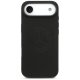 Чехол Mercedes Leather Vintage Logo MagSafe для iPhone Air Black