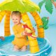 INTEX Tropical Island Inflatable Kids Pool with Sunshade Canopy 58417