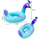Kids Inflatable Swimming Ring Peacock, 60cm