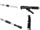 Nordic Walking Pole Set, Silver - скандинавские палки телескопические,...