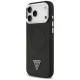 Чехол Guess для iPhone 17 Pro Max PU Leather Case with Triangle Logo, черный