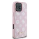 Guess iPhone 16 Pro Max vāciņš Peony Script MagSafe, rozā