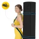 Большой коврик для фитнеса 4Fizjo TPE 200x125 см, 2 см, черный