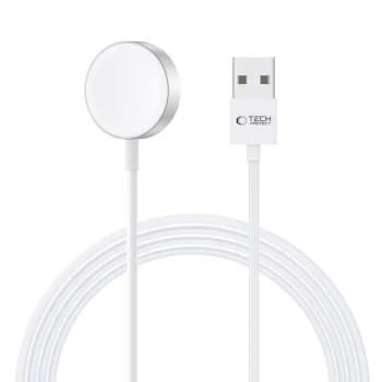 Магнитное зарядное устройство Tech-Protect UltraBoost для Apple Watch, USB-A, 1.2м,...