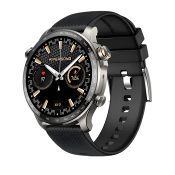 Riversong viedpulkstenis Motive 10 GT SW1001 AMOLED GPS, melns