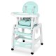 Ricokids 7092 Sinco 5-in-1 bērnu barošanas krēsliņš, tirkīza