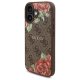 Guess 4G Flowers Print MagSafe Case for iPhone 16, Brown