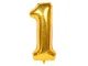 Foil Number Balloon 1, 66 cm (26\"), Gold