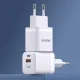 Dudao A13Pro GaN 33W tīkla lādētājs PPS USB-C / USB-A, balts