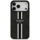 Guess 4G Printed Stripes MagSafe Case for iPhone 17 Pro Max, Black