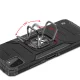 Чехол Wozinsky Ring Armor для Samsung Galaxy A22 4G с кольцом и подставкой, синий