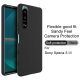 Sony Xperia 5 III IMAK UC-3 Series Matte Shockproof TPU Protective Cover Case Shell, Black | Чехол Обложка...