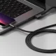 Ringke USB-C kabelis USB 3.2 Gen 2x2, PD 3.1 240W, 4K 60Hz, 2 m, melns