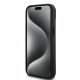 DKNY iPhone 15 / 14 / 13 Case Leather Printed Pattern MagSafe, Black