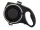 Dog or cat leash with water bottle, foldable bowl, waste bag holder
