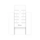 Wall-mounted base for remote control RM433