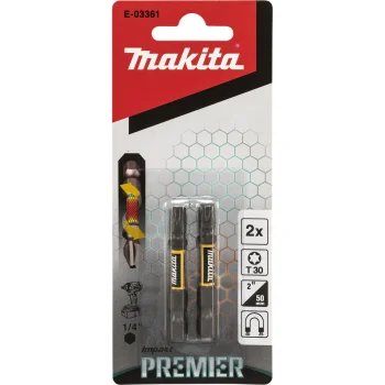 Биты Makita Impact Premier T30, 50 мм, 2 шт.
