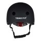 Bērnu velo ķivere Trike Fix ar LED, regulējama, M (55-58 cm), melna