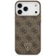 Guess 4G Triangle Logo MagSafe Phone Case Cover iPhone 17 Pro Max - brown