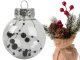 Christmas Tree Baubles 6 cm, Set of 24, Black