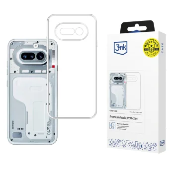 Vāciņš 3mk Clear Case tālrunim Nothing Phone (4a), caurspīdīgs