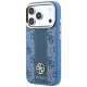 Guess 4G Stripe Round and Classic Logos MagSafe vāciņš iPhone 17 Pro Max / 18 Pro Max, zils