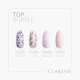 Claresa Top Bubble Gold Matt No Wipe matēta virskārta, 5 g