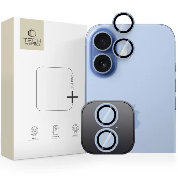 Tech-Protect Camring Fit+ kameras aizsargstikls iPhone 17 zils