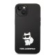 Чехол Karl Lagerfeld Silicone Choupette для iPhone 14 Plus / 15 Plus - Черный
