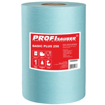 Industriālā neaustā tīrīšanas drāna rullī ProfiSauber BASIC PLUS 250