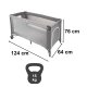 Foldable Travel Cot and Playpen with Mattress 2-in-1 KX2973