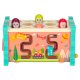 Bibi-inn 8-in-1 Baby Activity Cube with Hammer and Fishing Game, Blue